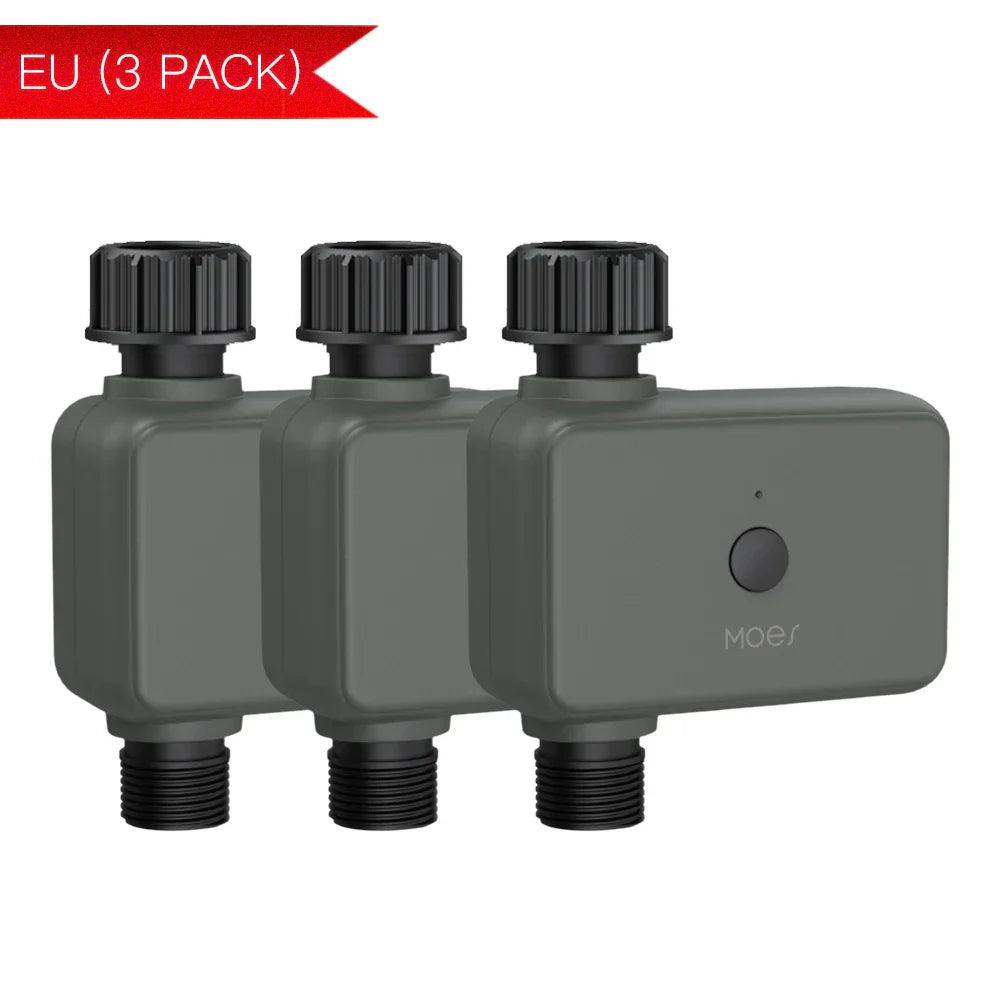 IrrigaLux Smart Vattentimer | App-Styrt Bluetooth Bevattningssystem för Effektiv Trädgårdsbevattning