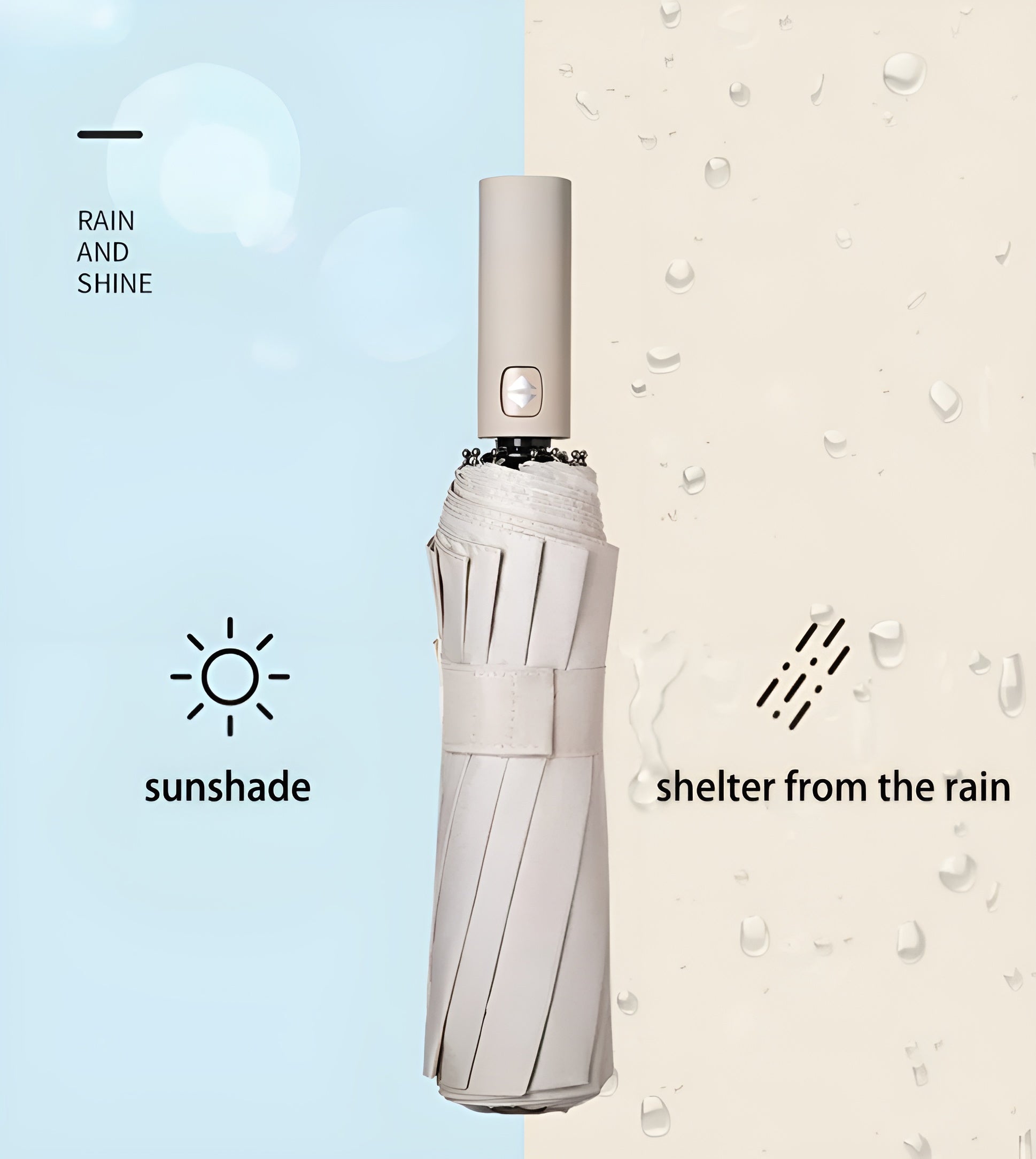 Hållbar Paraply med UV-skydd – StormShield