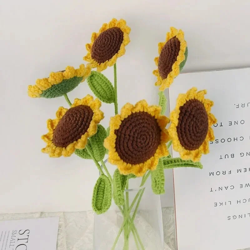 Handcrocheterad Solrosbukett – En Kreativ Mors Dag-present