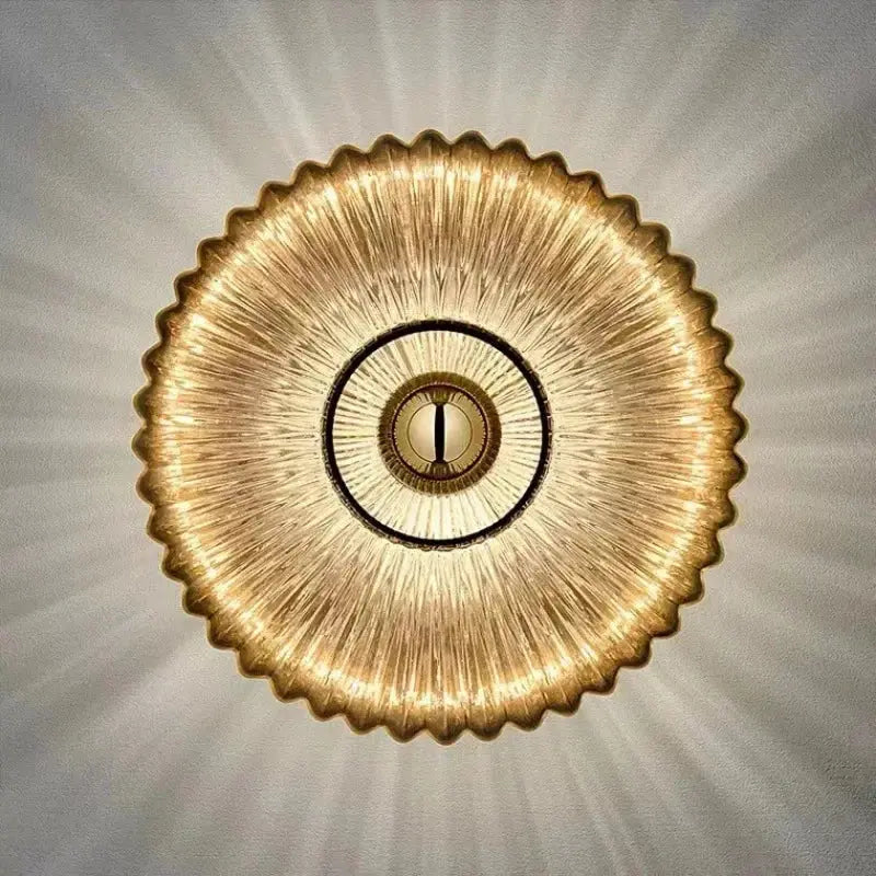 OpaliVé Nordisk Glasvägglampa | Kreativ tak- och väggbelysning för moderna interiörer