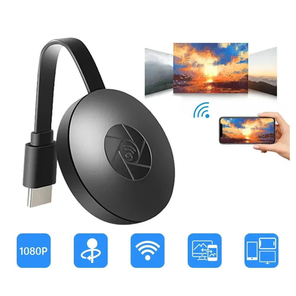 PrimeCast Pro Trådlös Adapter | Full HD Mediaströmning för Mobila Enheter