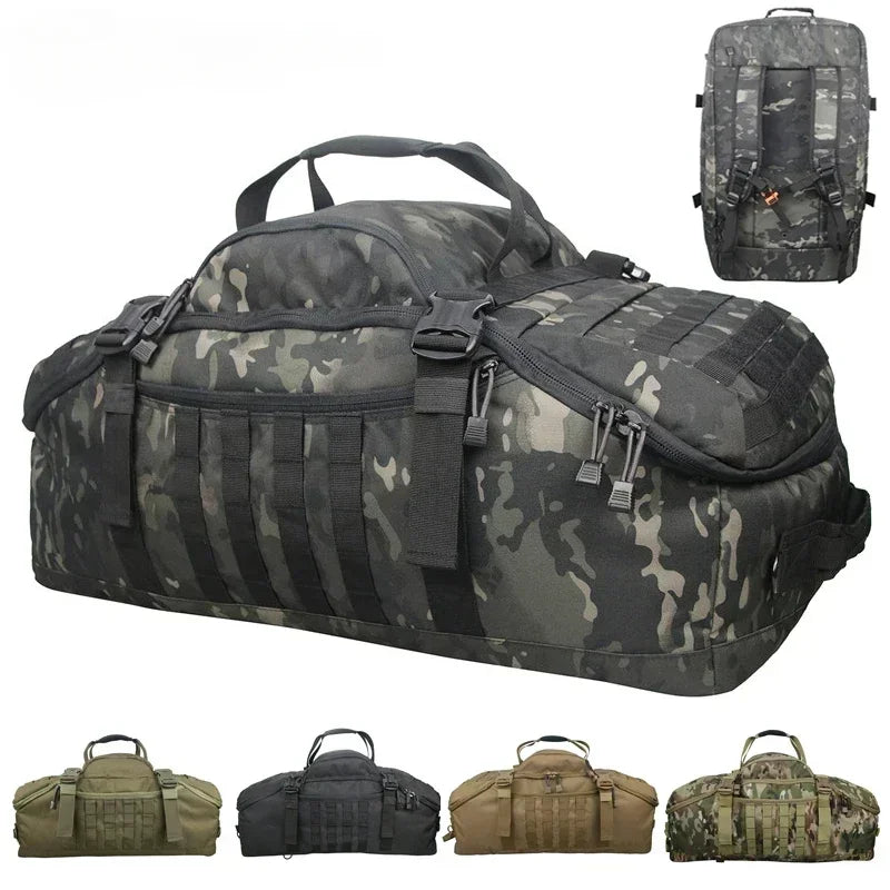 Stor Taktisk Resväska och Ryggsäck - TrailTrek Duffle