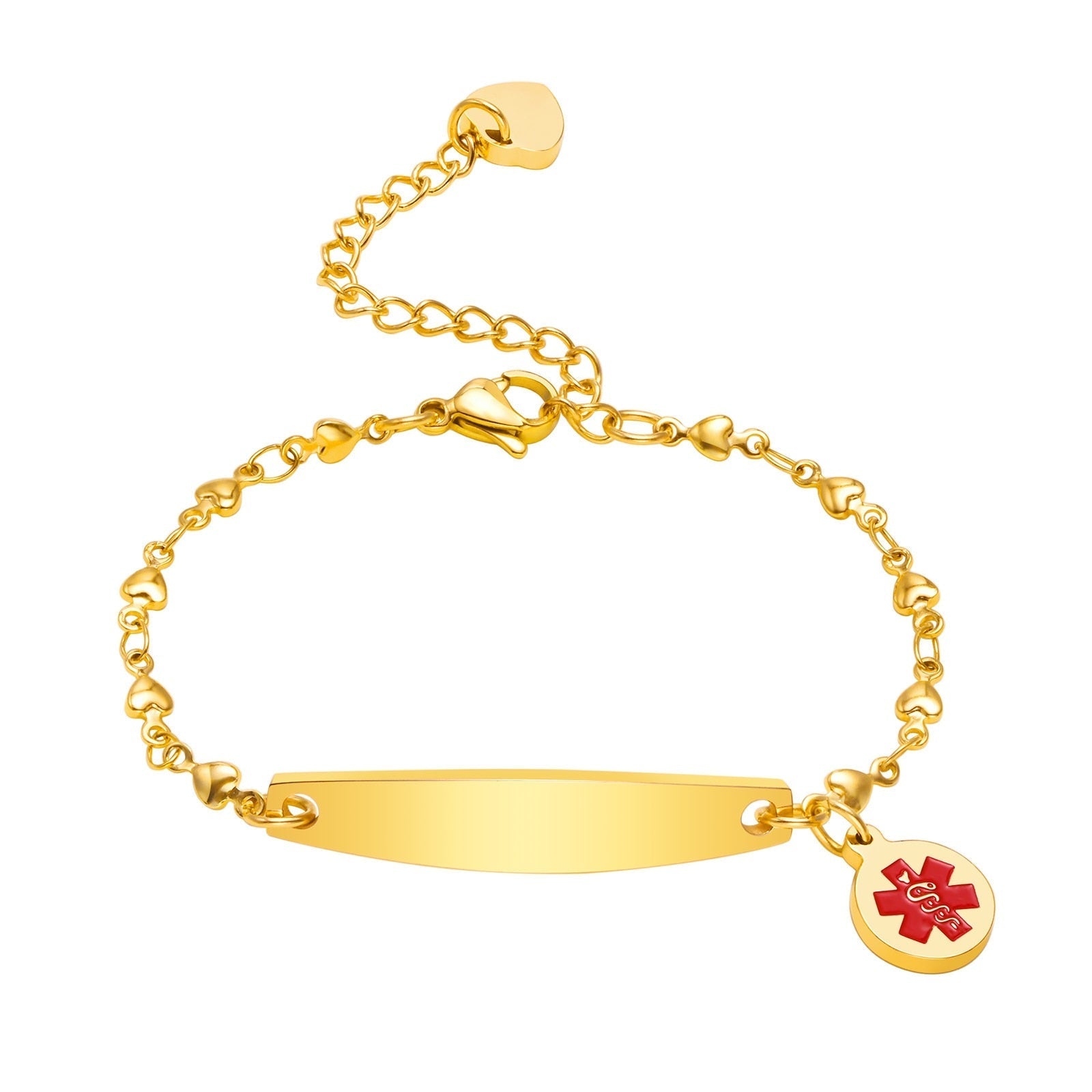 Pulsera de Seguridad Personalizable LifeKey | Joyería de identificación médica para una protección segura y con estilo