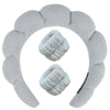Plush Spa Huvudband & Armband Set - Fluffiea