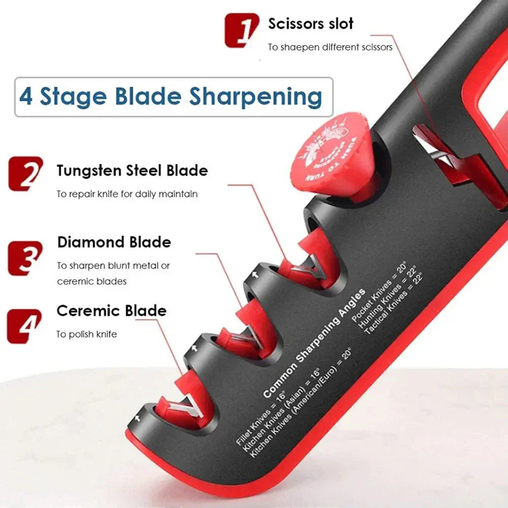 4-i-1 Professionell Knivslip (Köp 1 Få 1 Gratis) - EdgeSharp