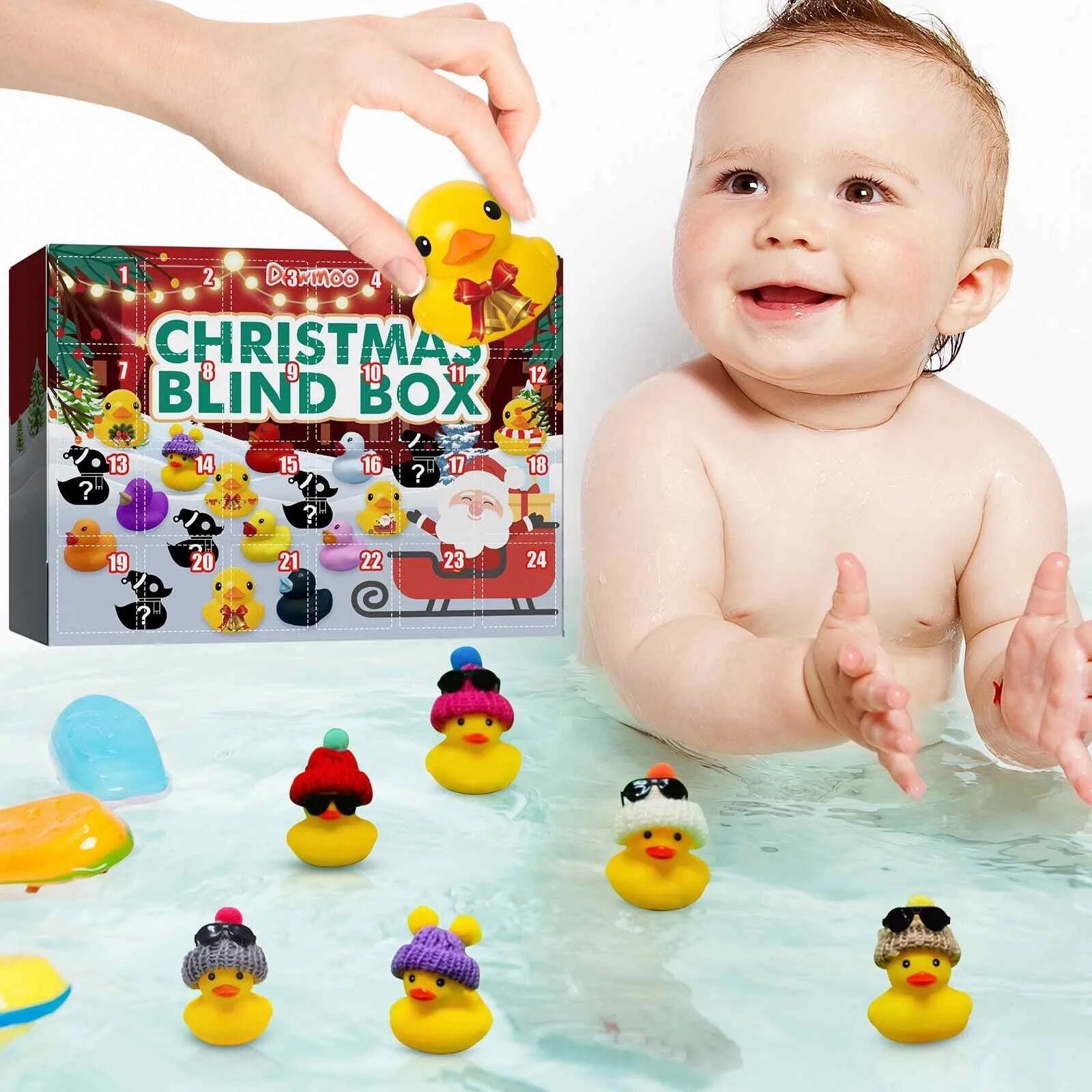 JoySpritz Julankalender | Festliga Gummidäck med Unika Juldesigns