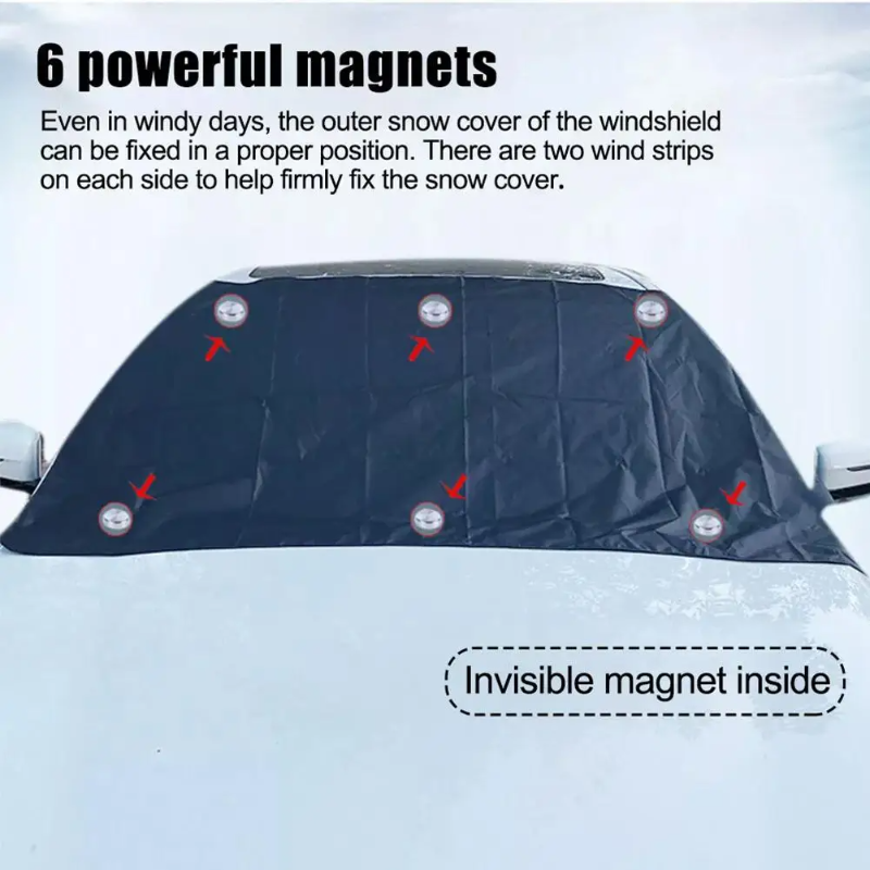 Magnetisk Allväders Vindrutetäckning – FrostGuardia