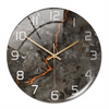 Stilren Väggklocka med Marmor Effekt – MarbleTime