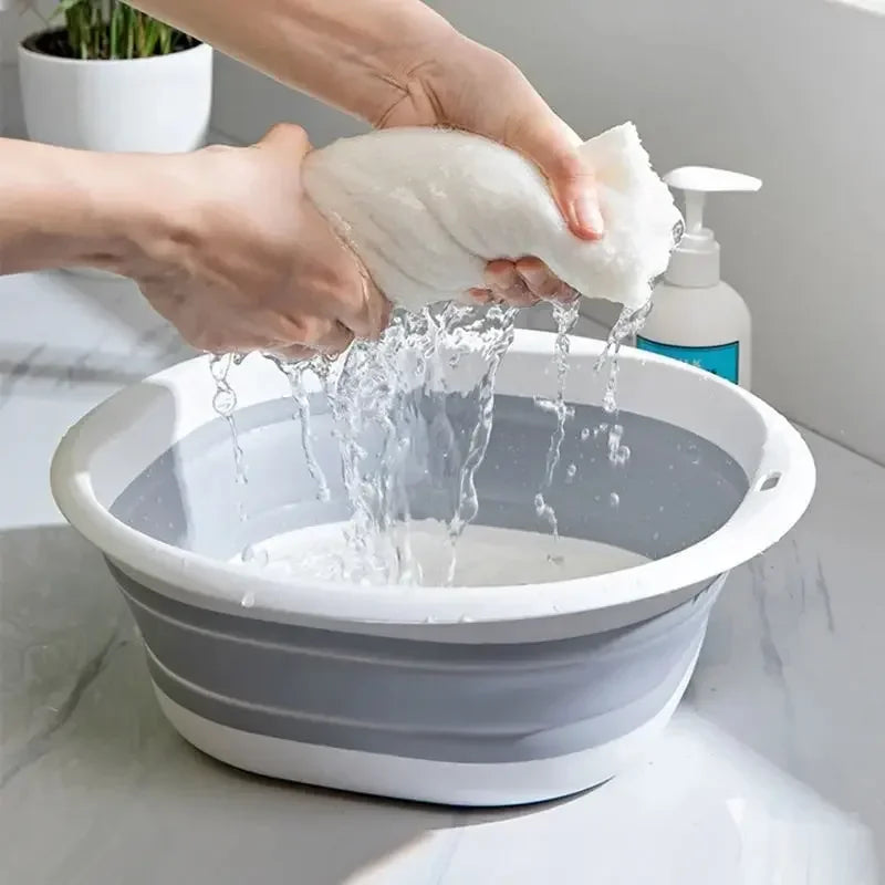 FlexSink Kompakt Handfat | Portabelt och Fällbart Handfat för Grönsaker, Disk och Fotbad