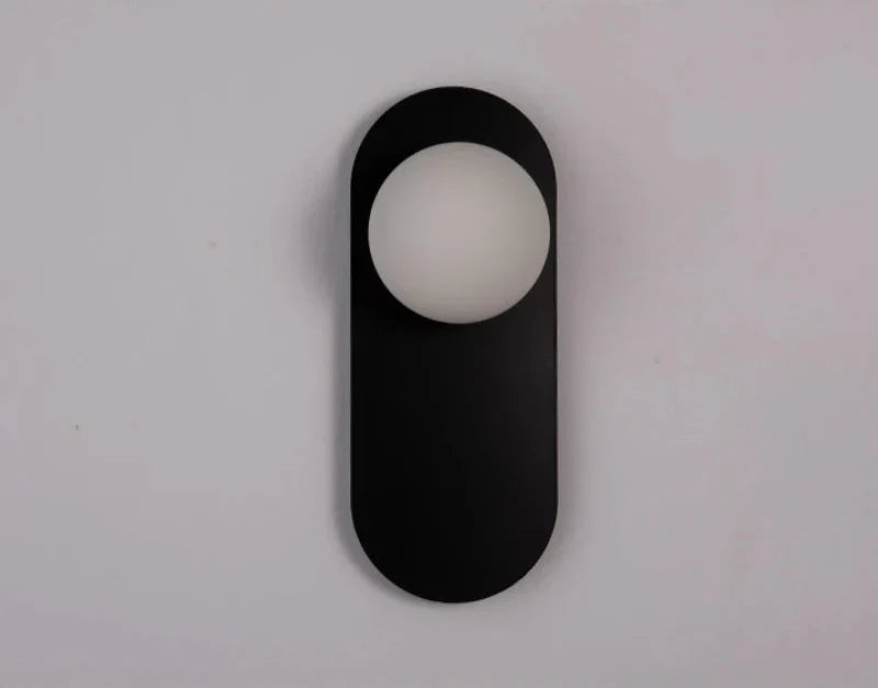 NoctisLume Oval Vägglampa | Elegant och platsbesparande LED-vägglampa för sovrum, hall och läshörnor