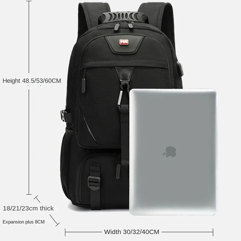 TechTrek Pro Explorer Ryggsäck – Rymlig och Smart Ansluten