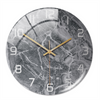 Stilren Väggklocka med Marmor Effekt – MarbleTime