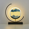SandLight 3D Sandbordslampa – Avkopplande design med rörlig sand