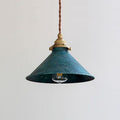 Silva Vintage Rustic LED Hanging Metal Blue Kitchen Balcony