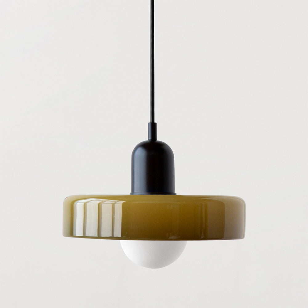 Färgglad Pendellampa i Bauhaus Stil - StiloGlas