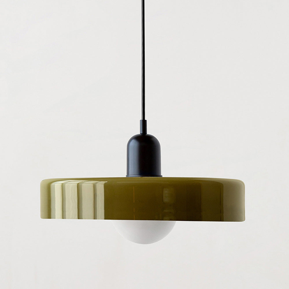 Färgglad Pendellampa i Bauhaus Stil - StiloGlas