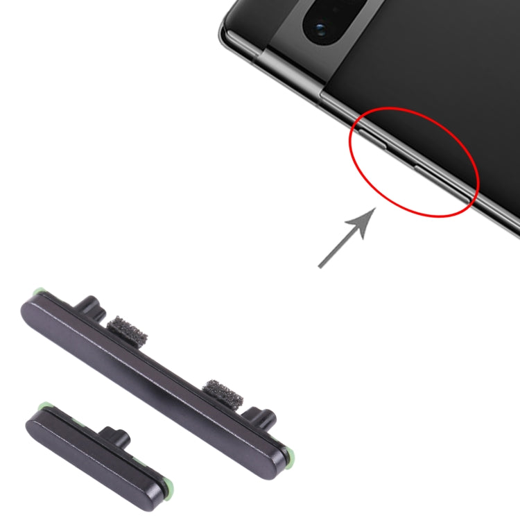 Pixel 7 Pro Knappset – Perfekt Ersättning för Ström- och Volymknappar