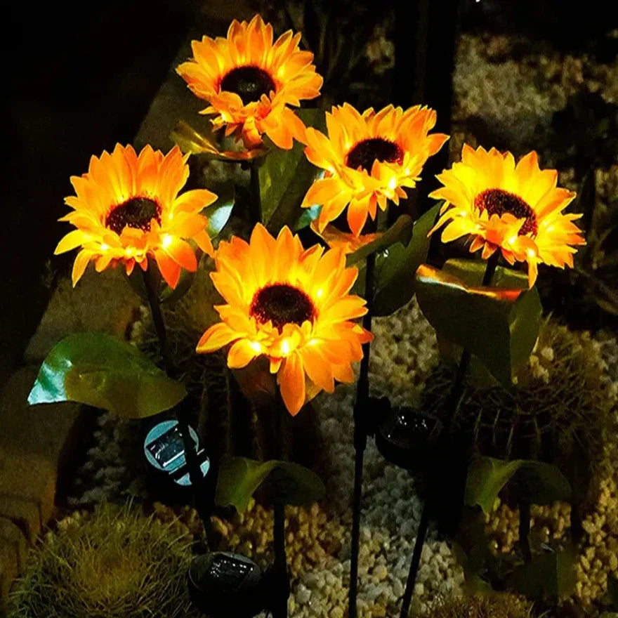 Vattentät Solroslampa – SolarBloom