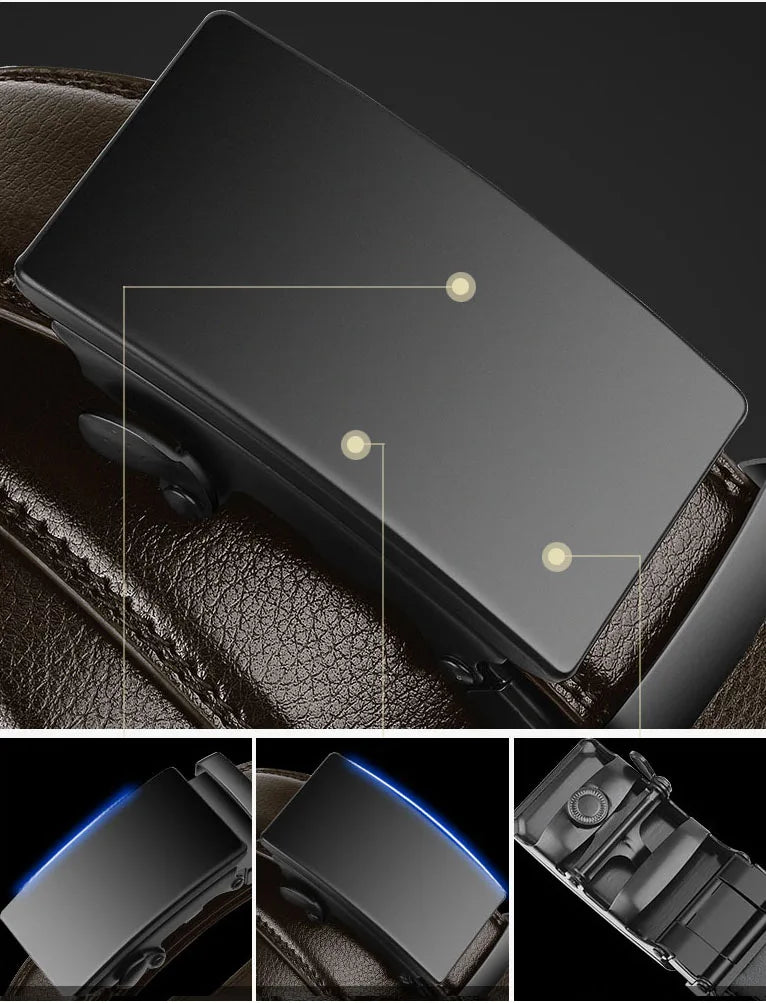 EliteStrap Luxe PU Läderbälte – Stilig och Justerbar