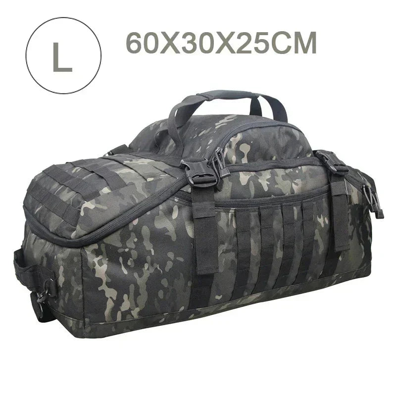 Stor Taktisk Resväska och Ryggsäck - TrailTrek Duffle