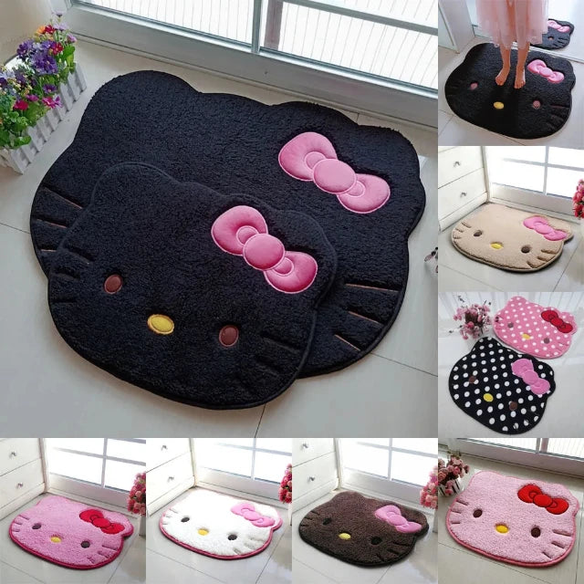 SoftKit Hello Kitty Golvmatta | Lyxig Antislipmatta för Hemmet och Bilen