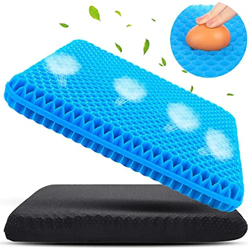 SereneSit Gel Comfort | Kylande ergonomisk kudde för långvarig komfort och stöd