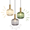 Retro Glas Pendellampa – ColorVibe