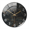Stilren Väggklocka med Marmor Effekt – MarbleTime