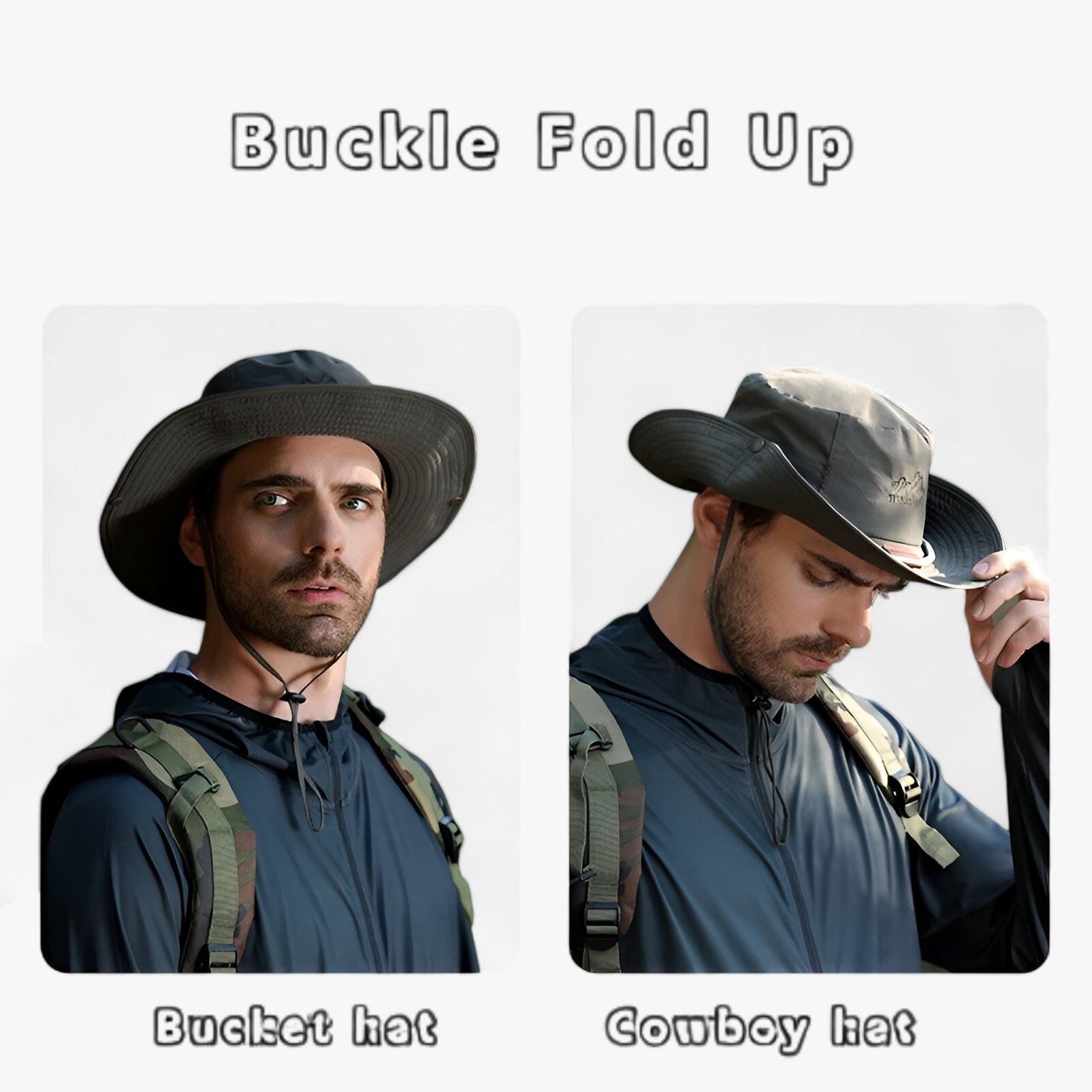 Unisex UV-skydd Vattentät Bucket Hat – Johnny