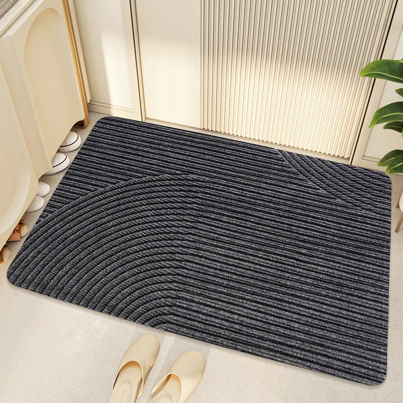 MatLuxe Elegant Geometrisk Dörrmatta | Smutsfångande och Väderbeständig Golvskydd