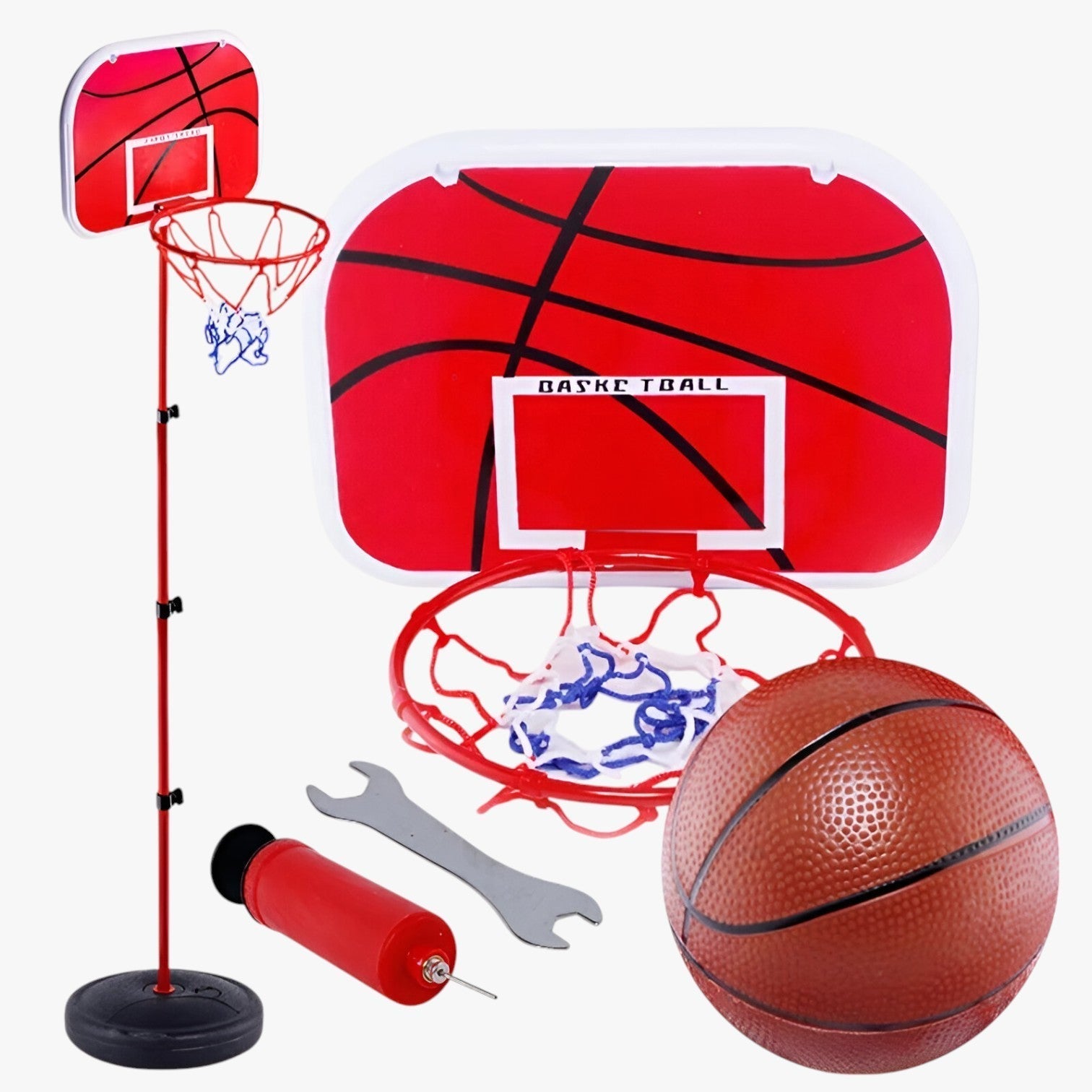 Höjdjusterbar Barns Basketkorg – Roligt för Inomhus- & Utomhuslek