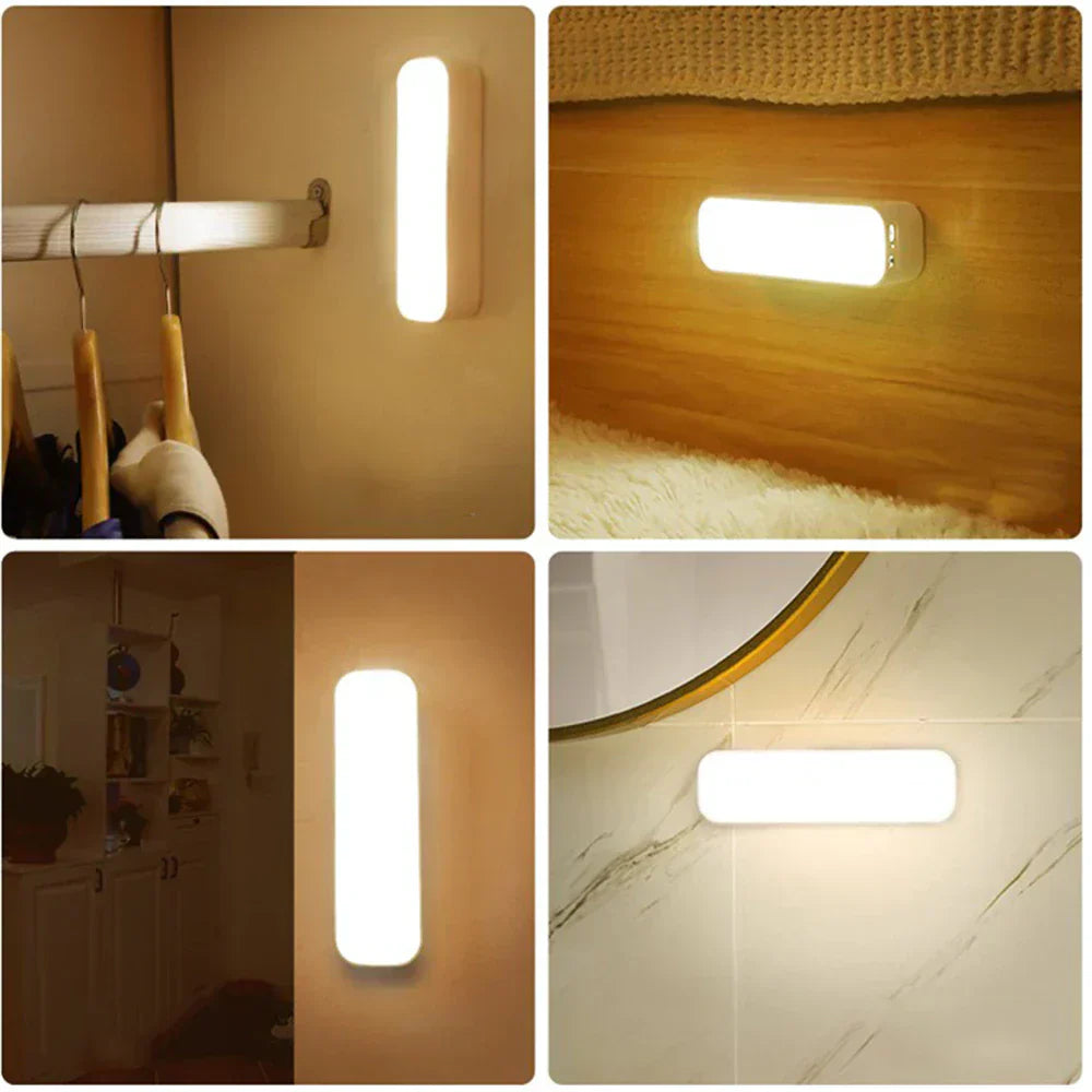 USB-uppladdningsbar Rörelsesensor Vägglampa – BrightSense
