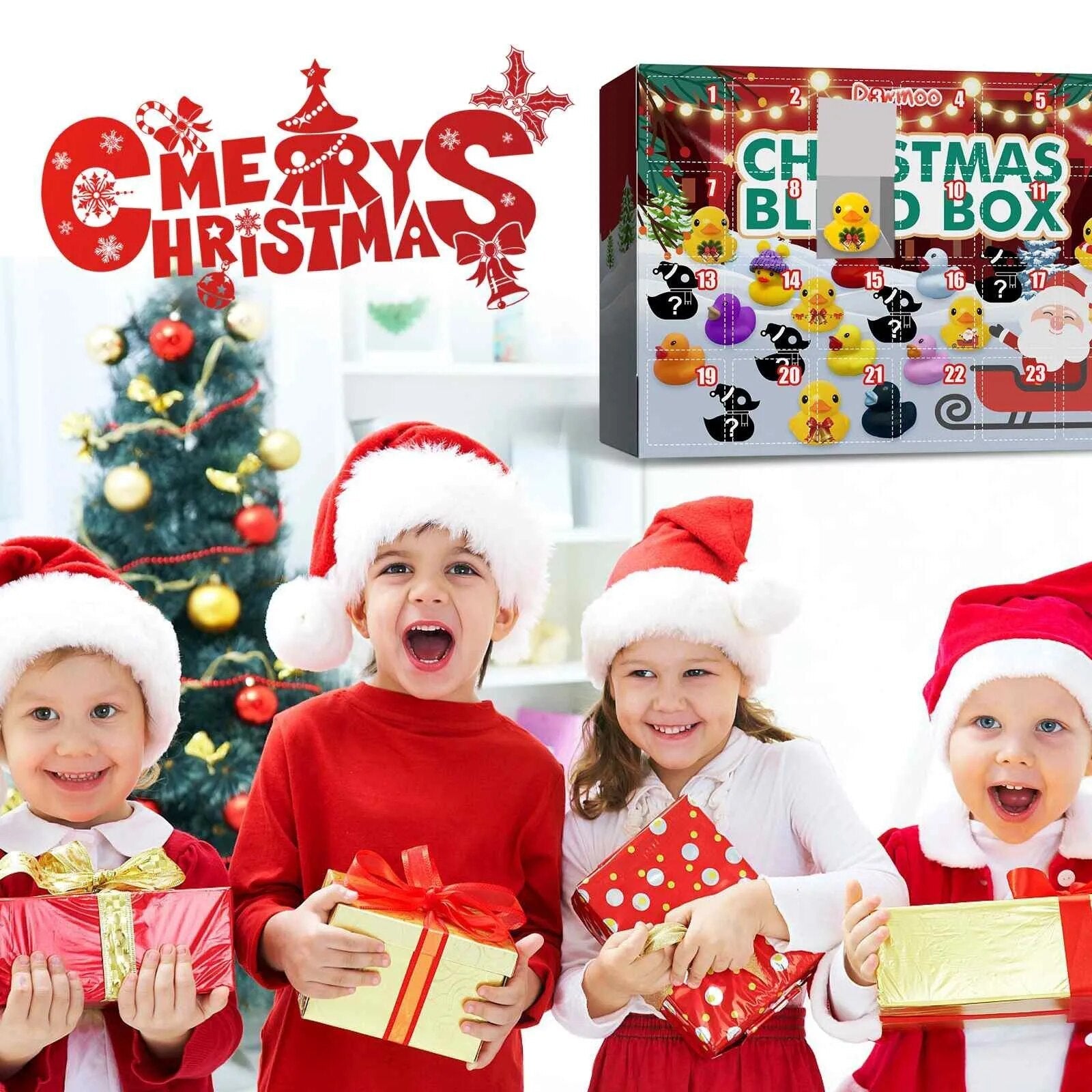 JoySpritz Julankalender | Festliga Gummidäck med Unika Juldesigns