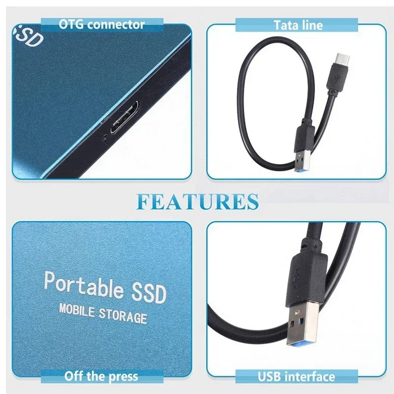 Ultraf snabb 128TB SSD – Kompakt. Hållbar. Alltid redo