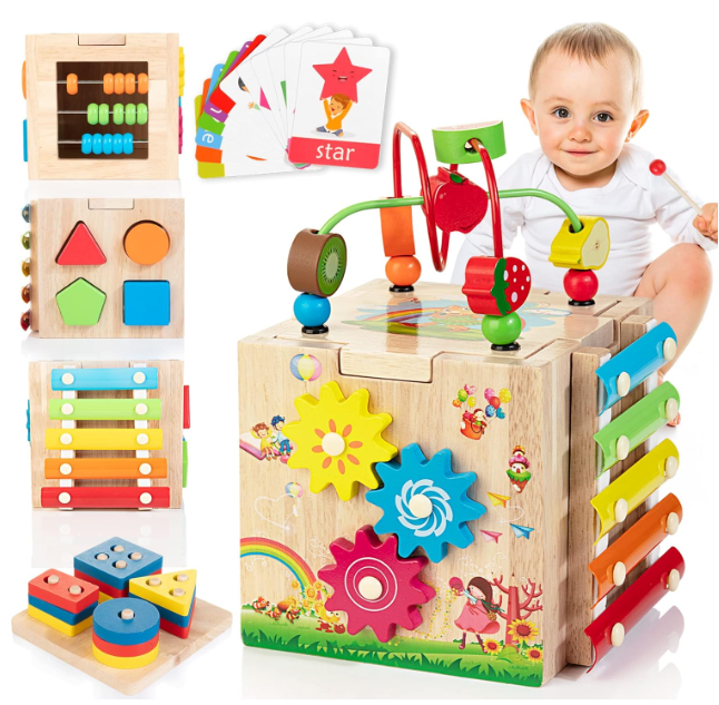 8-i-1 Montessori Lekkub – Cubbi