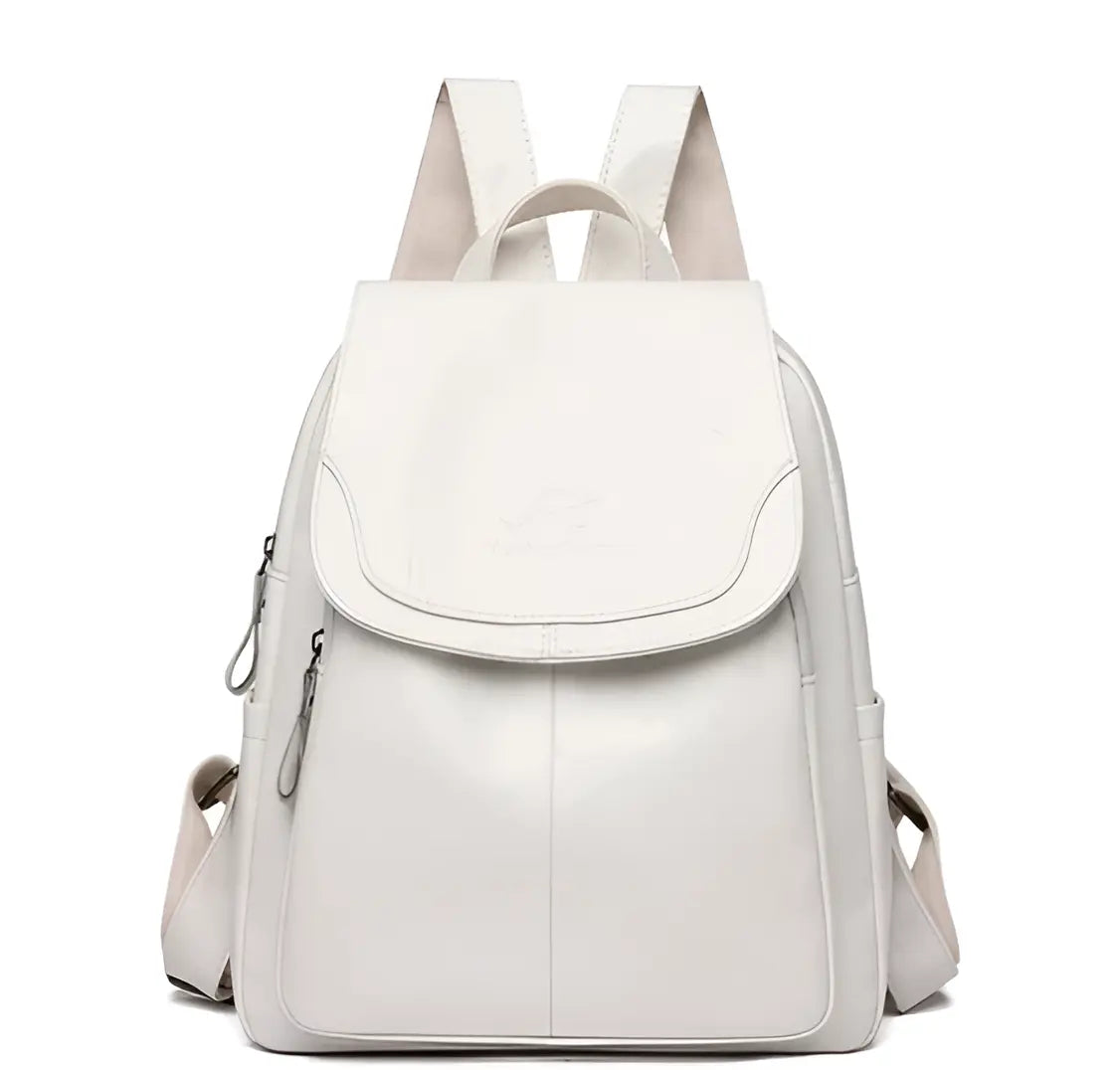 Vintage Läder Damryggsäck – Isabella