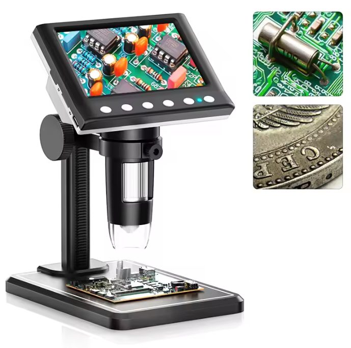 Digital Microscope with 4.3'' Screen – 1000X Magnification – Sarando.se