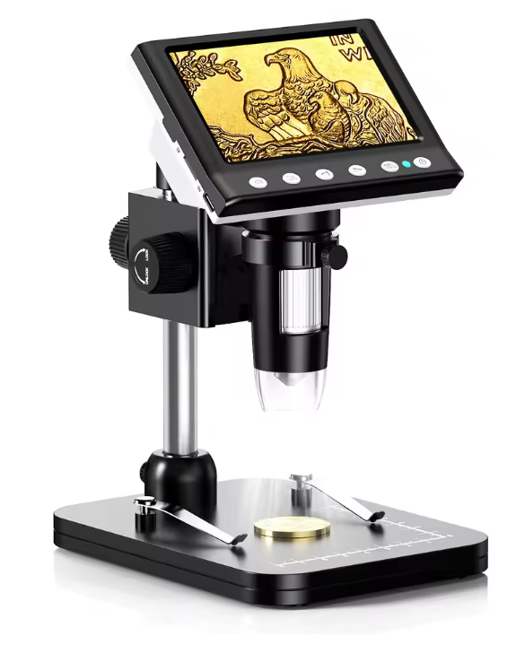 Digital Microscope with 4.3'' Screen – 1000X Magnification – Sarando.se