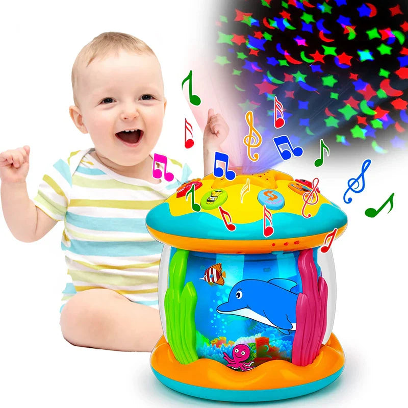 Lightplay Trumma för Bebisar – Musik & Projektion för Sensorisk Inlärning
