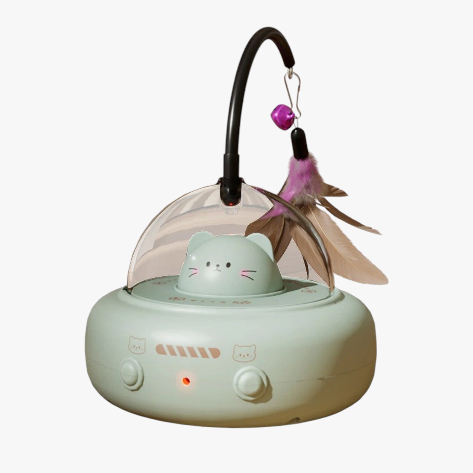 Slim Laser Cat Toy with Rainbow Light – Nola