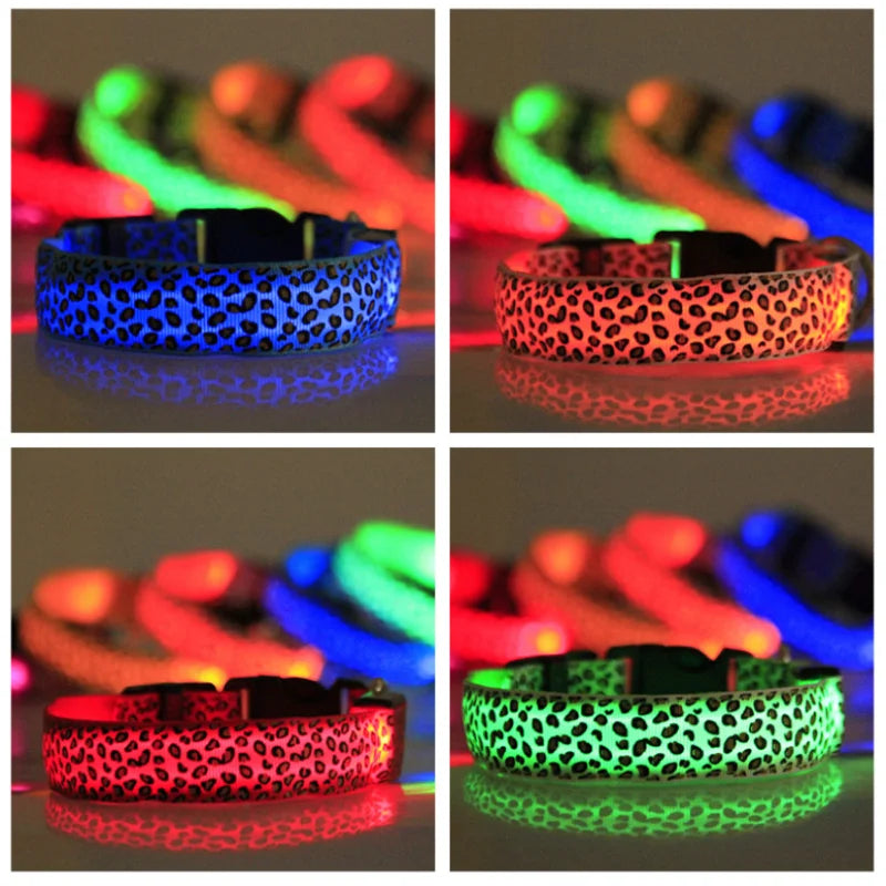 NightGlow LED Hundhalsband | Gå säkert och syns med detta lysande hundhalsband