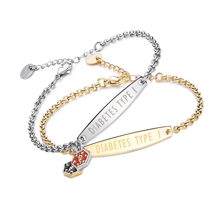 Pulsera de Seguridad Personalizable LifeKey | Joyería de identificación médica para una protección segura y con estilo