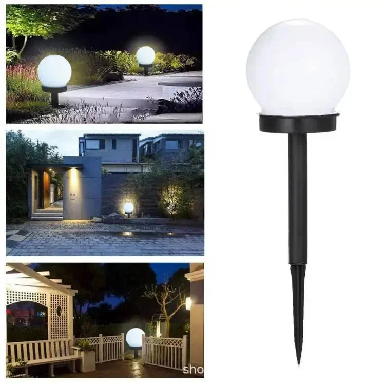 Solenergidriven LED-trädgårdslampa - Energieffektiv och väderbeständig för utomhusbelysning