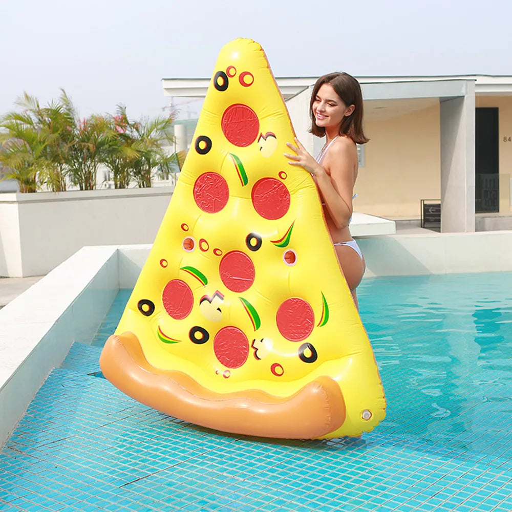 Giant Pizza Pool Mattress – Slappna av och njut med stil