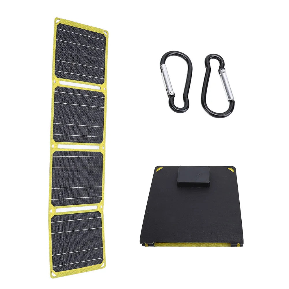 SolarLux RadiantFold Bärbar Laddare | Hög-effektiv hopfällbar solpanelsladdare för energi på språng