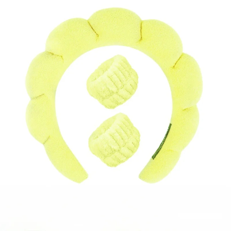 Plush Spa Huvudband & Armband Set - Fluffiea