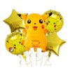 Pikachu och Charmander Aluminiumballonger – Partydekoration för Pokémon-fans