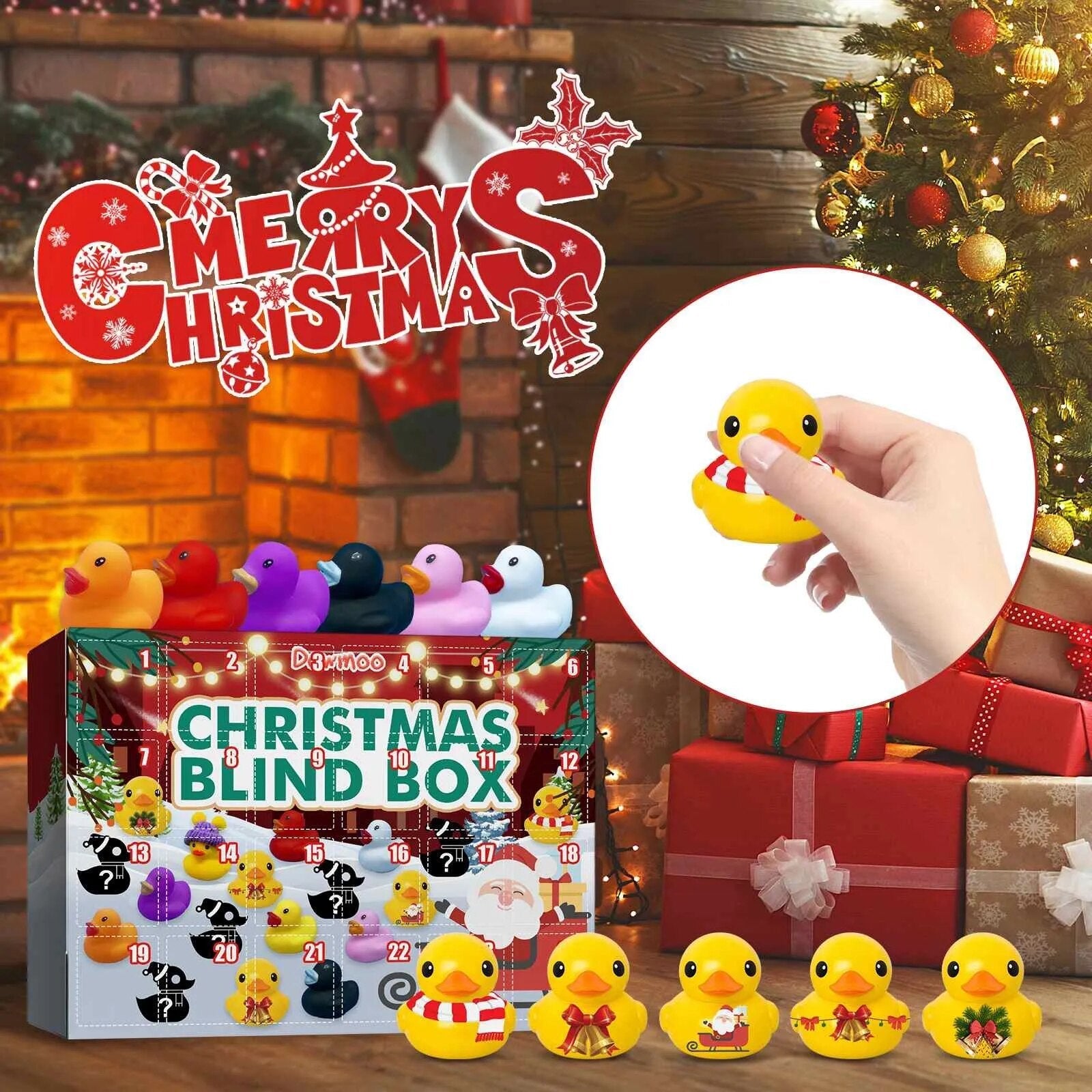 JoySpritz Julankalender | Festliga Gummidäck med Unika Juldesigns