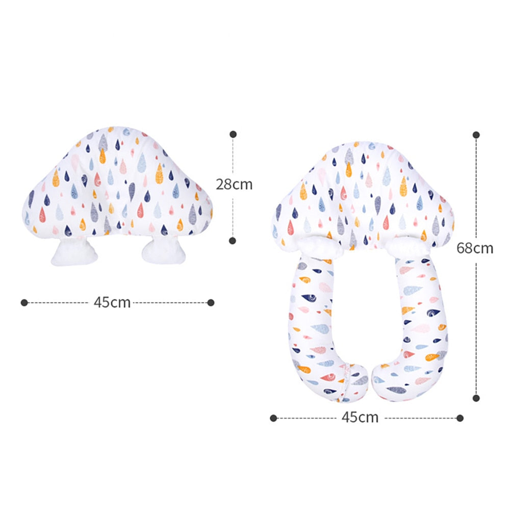 Ergonomisk Bomull Baby Kudde för Säker och Bekväm Sömn