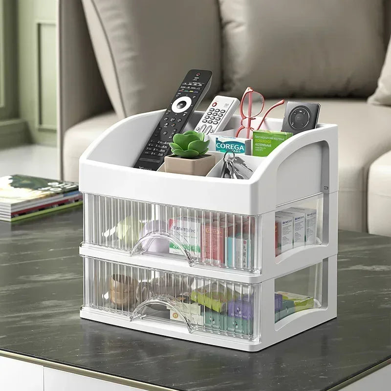 Transparent Make-up Organiser i Akryl - Clarityn